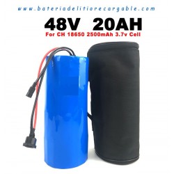 Bateria Li-ion 48v 20ah con bolsa