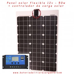 Panel solar flexible 50w