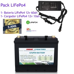 Pack bateria LiFePo4 12,8v...